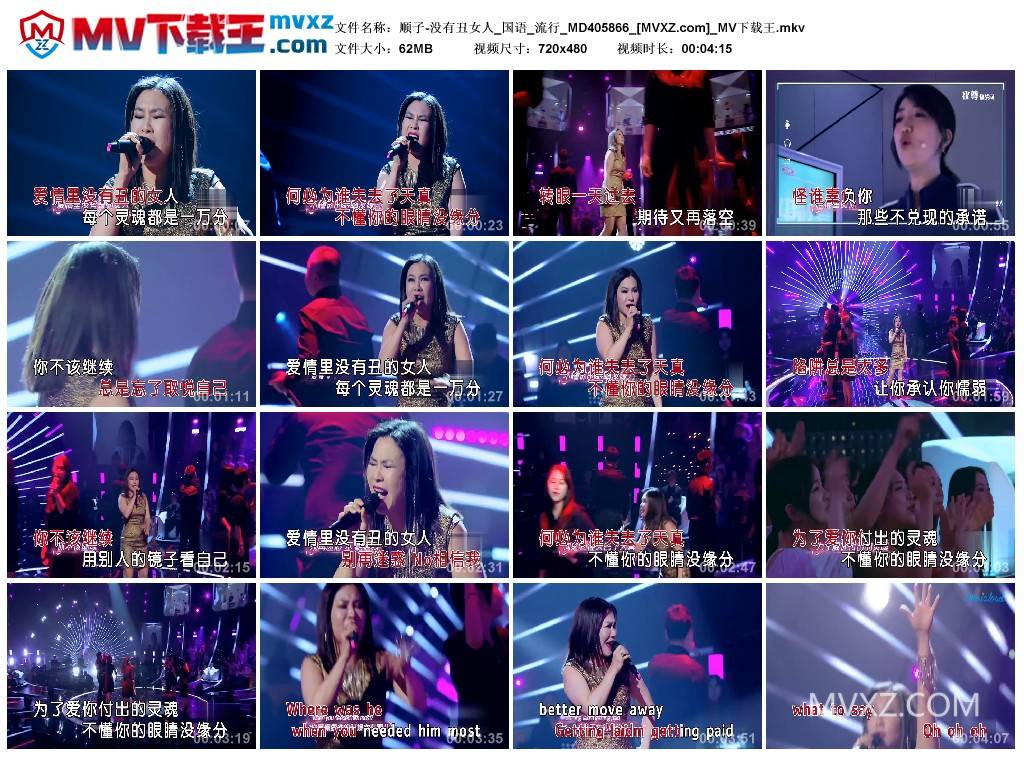 顺子-没有丑女人_国语_流行_MD405866